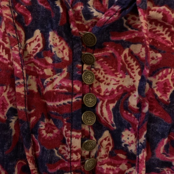 Beautiful, Vibrant Boho Top from Anthro - Picture 3 of 4